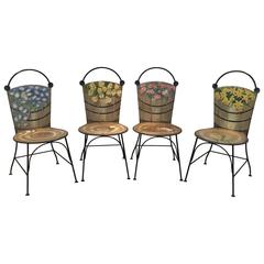 Vintage John Vesey Rare "Basket" Chairs