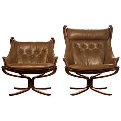 1970s , Beautiful Set of Armchairs by Sigurd Ressel