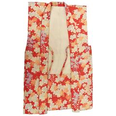 Japanese Silk Childs Vest Showa Period, circa 1940 12