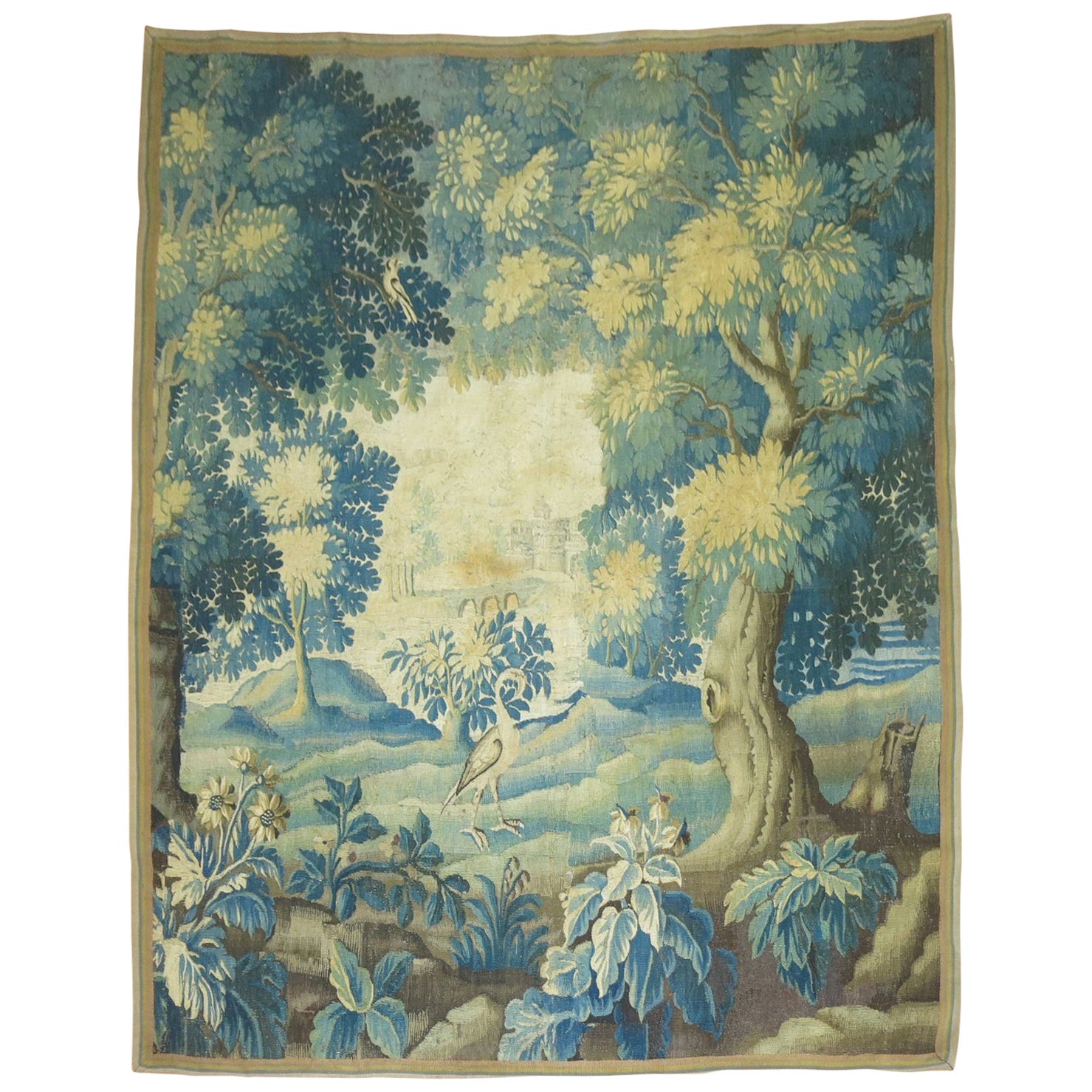 1950s French Tapestry Le Reveille Matin by Marc Saint Saens For Sale at