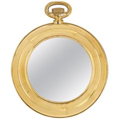 French Art Deco "Pocket Watch" Mirror