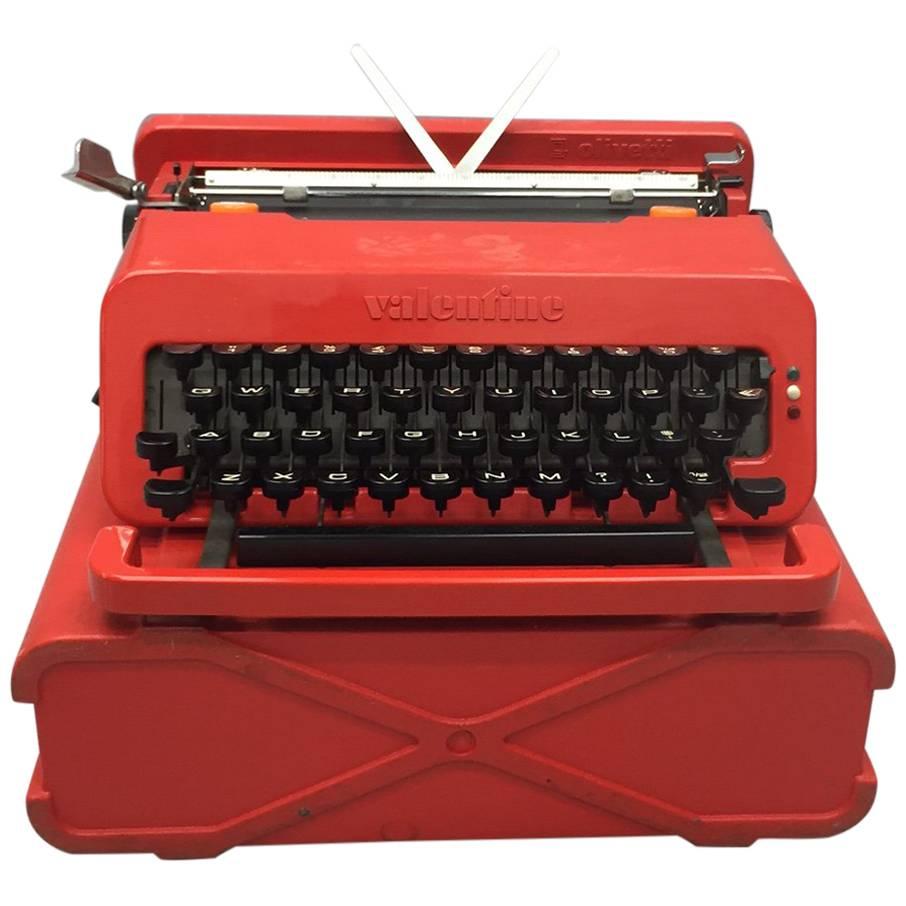 Olivetti Valentine Typewriter by Ettore Sottsass and Perry King