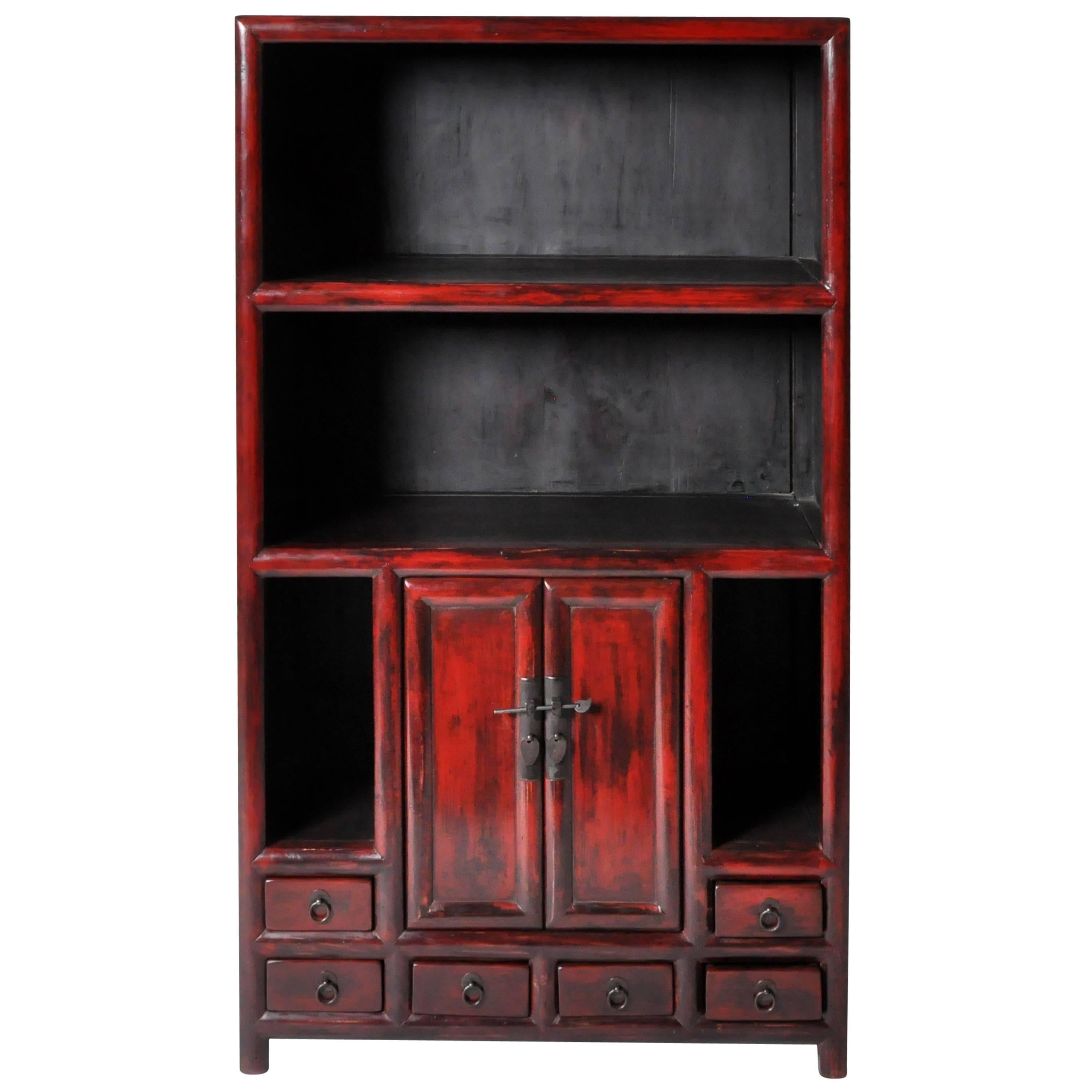 Chinese Display Cabinet with Restoration