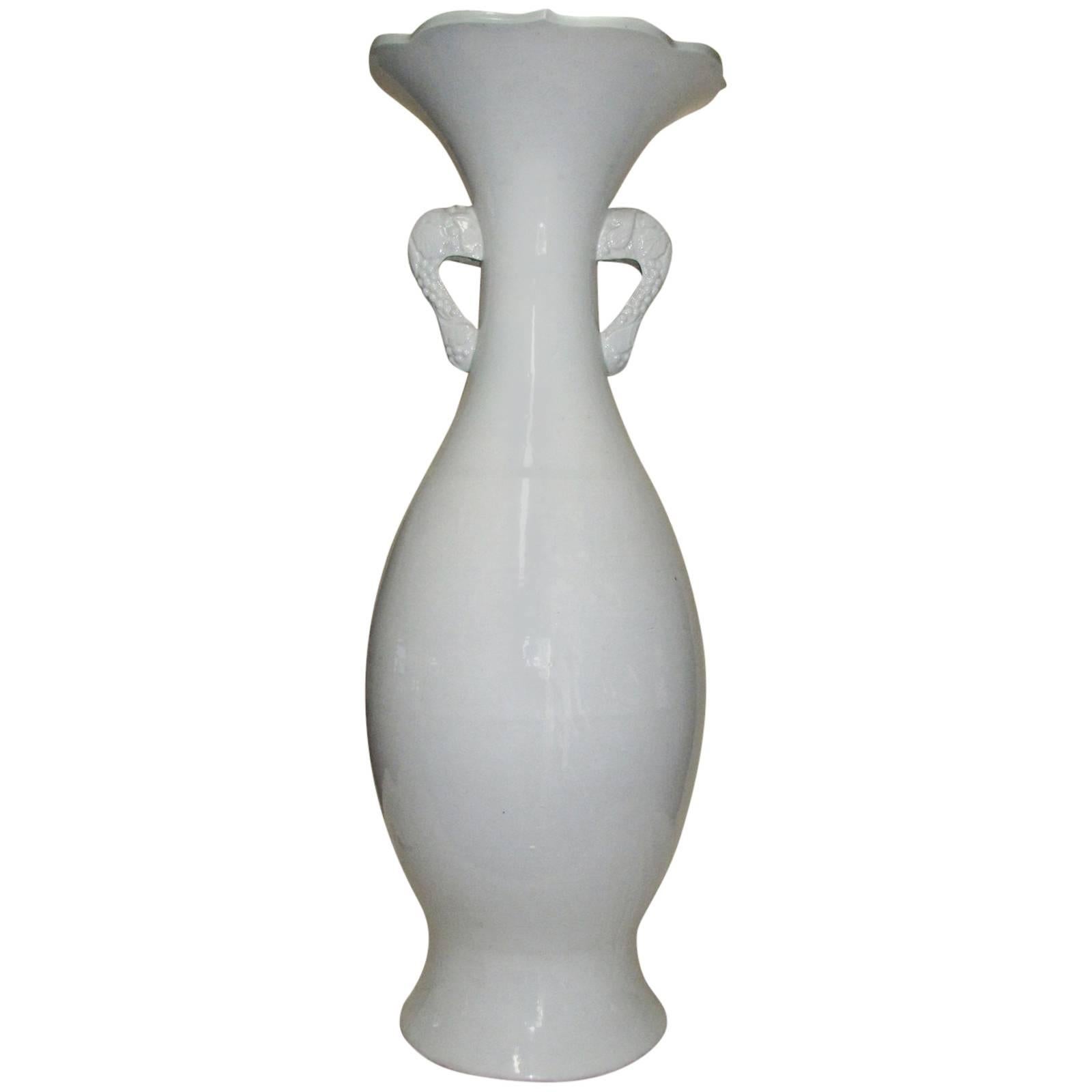 Antique Japanese Blanc de China Palace Vase