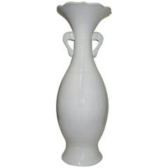 Antique Japanese Blanc de China Palace Vase 8