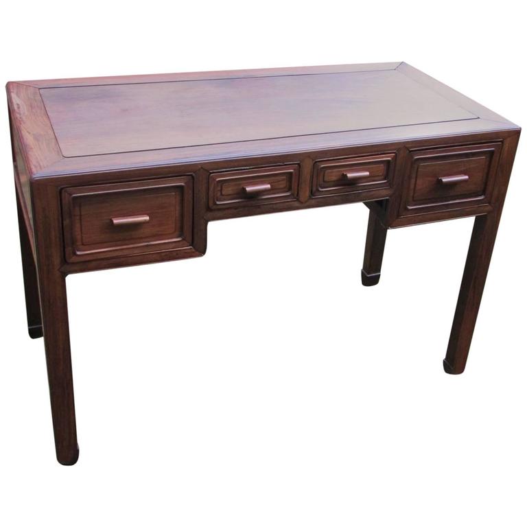 Antique Chinese Ming Style Hardwood Desk For Sale at 1stdibs