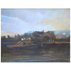 Used Steve Smith, "The Edge of Town" 2008, Oil on Panel