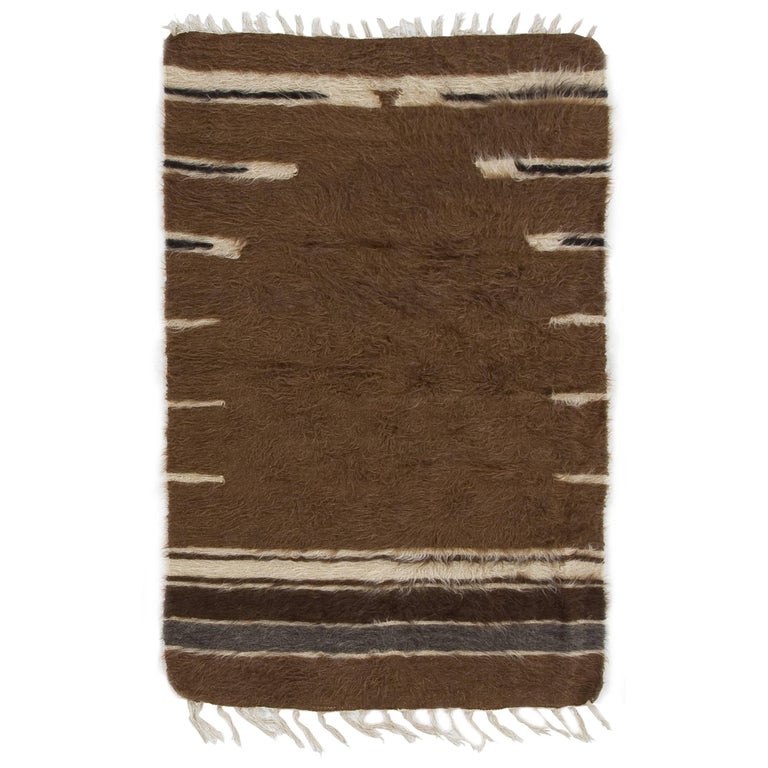 HandWoven Mohair Wall Hanging, Kilim Rug For Sale at 1stDibs