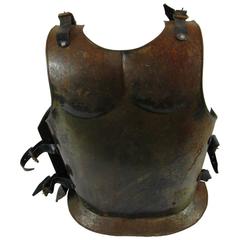Metal Breast Plate from a Collection of Hollywood Movie Prop, Mid-20th Century