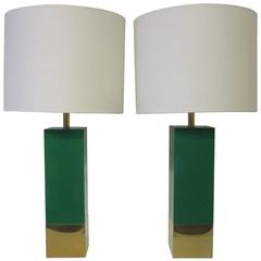 Karl Springer Styled Table Lamps 10