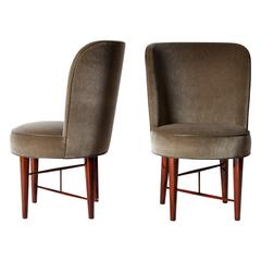 Pair of Hungarian Barrel Chairs