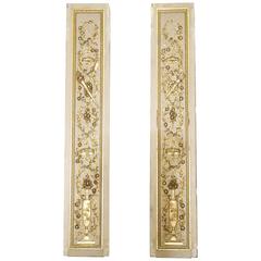Carved and Gilt Pilasters