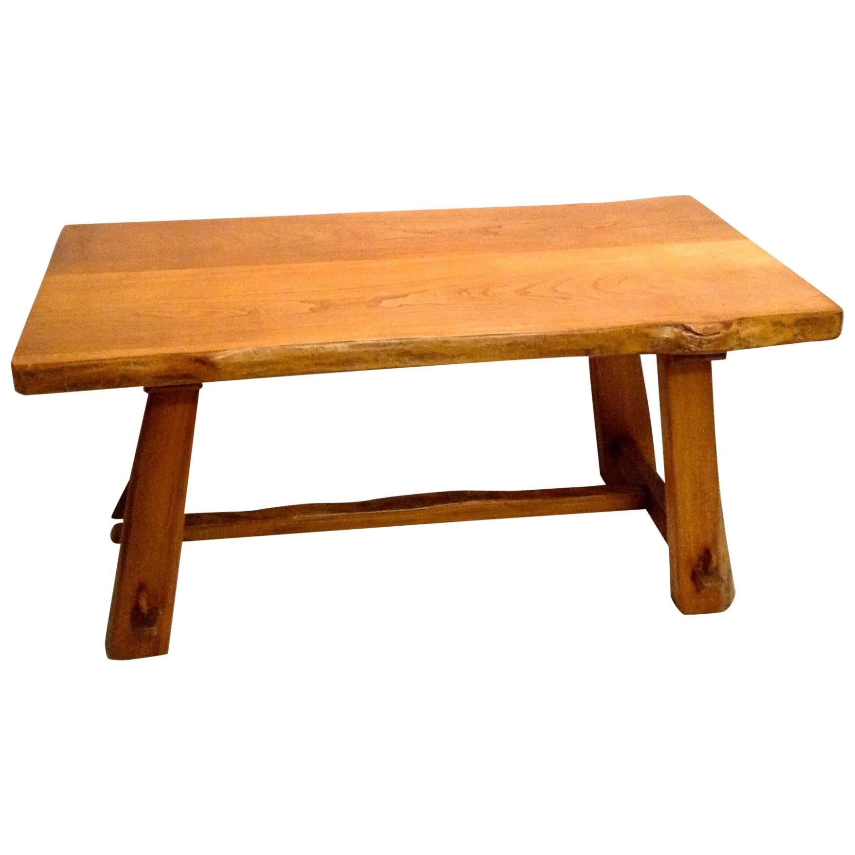 Finnish Wood Dining Room Table by Olavi Hanninen, 1st Edition, 1958 For Sale