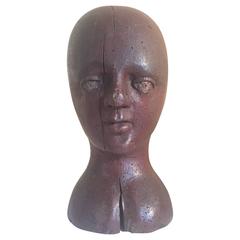18th Century Wooden Wig Holder