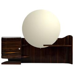 Macassar Ebony Art Deco Vanity