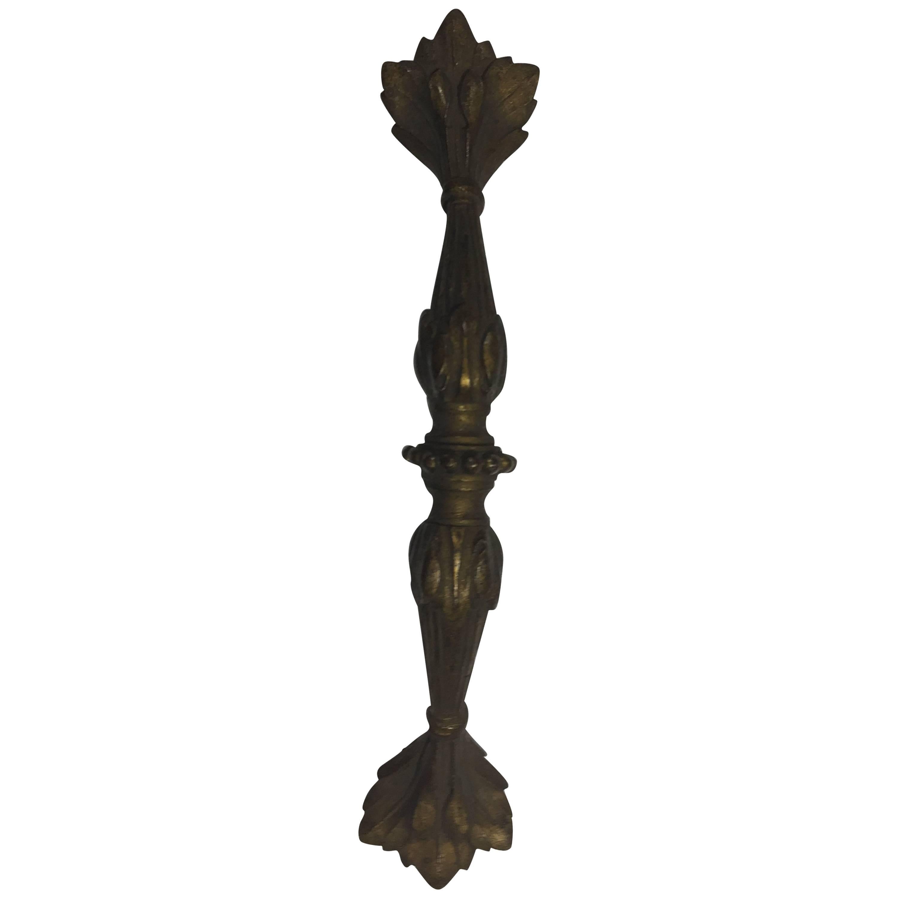 Antique French Bronze Drawer Handle
