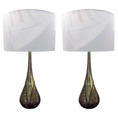 Pair of Maurizio Tempestini Lamps by Laurel Lamps Co 7