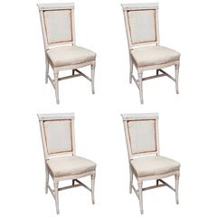 Set of Four 1900's French Dining Chairs 8