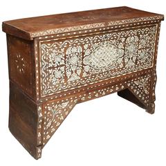 Superb 19th Century Mother-of-pearl Wedding Chest from Syria