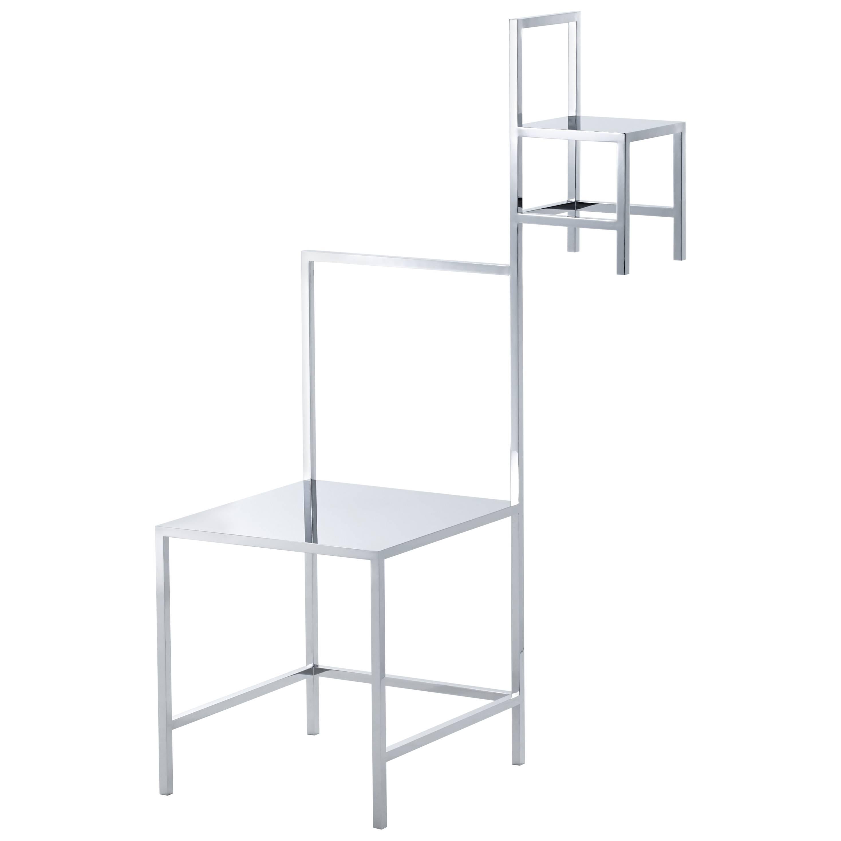 nendo, "Manga Chair (14)", Stainless Steel, Mirror