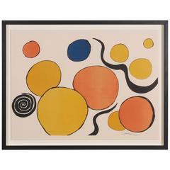 Alexander Calder, Boules, Rouge Et Jaune Balls, Red and Yellow 1969, USA