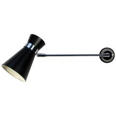Mid-Century French Swivelling Potence Reading Lamp Sconce