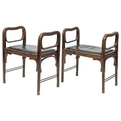 Otto Wagner und Jacob & Josef Kohn, 1900, Original Hocker
