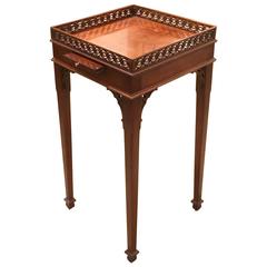 Elegant English Style Mahogany Side or Occasional Table