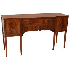 Antique Inlaid Mahogany Sideboard