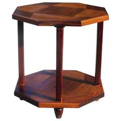 Stunning French Art Deco Octagonal Coffee Table or Gueridon, circa 1930s