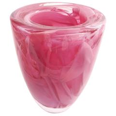Kosta Boda Atoll Pink Vase Design Anna Ehrner