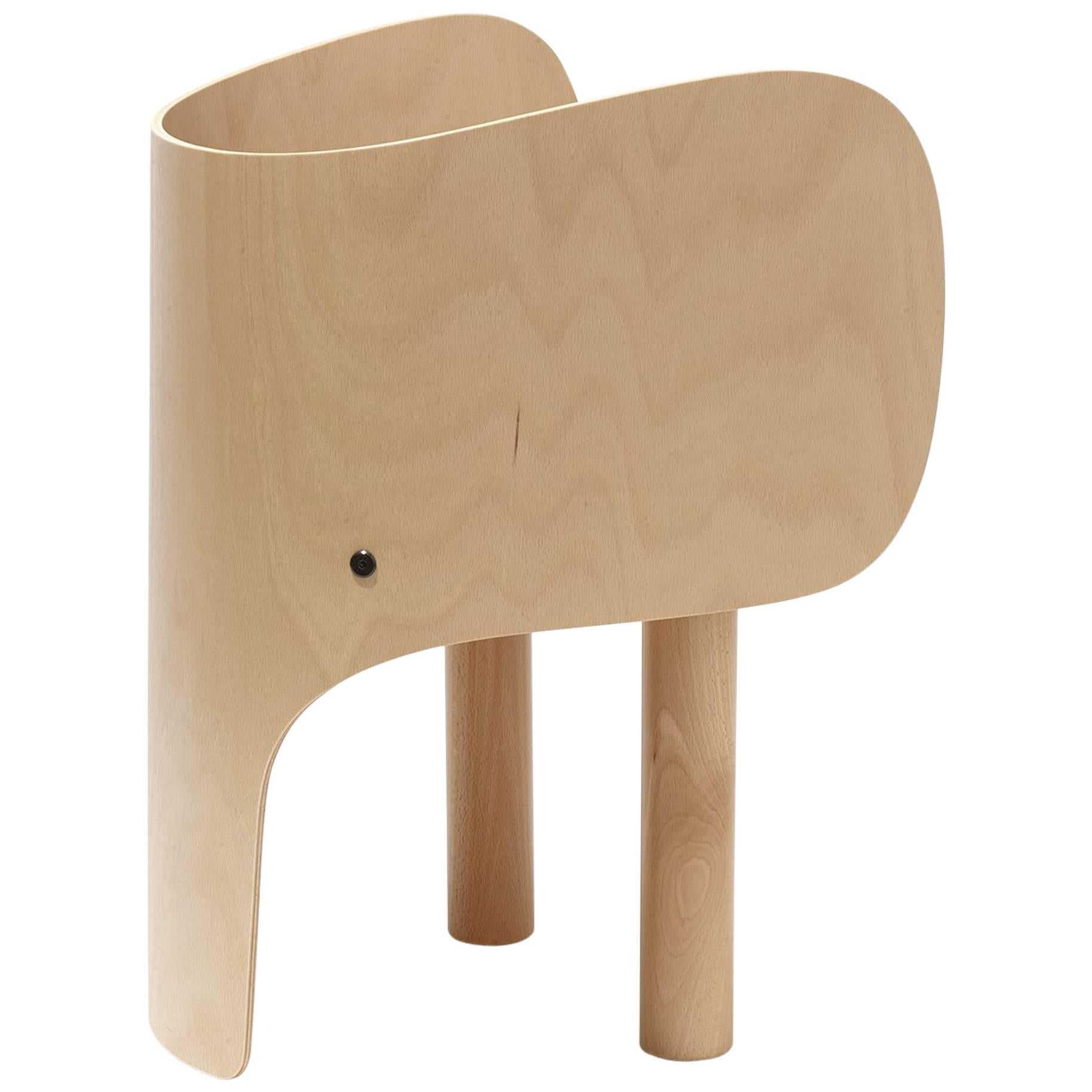 Elephant Child Chair in Beech Wood by EO For Sale