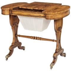 Early 19th Century Regency Period Rosewood Games Table