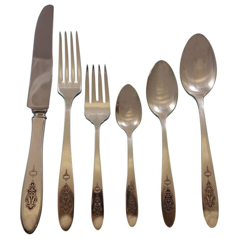 Bird of Paradise by Community Silver Plate Flatware Set for 12 Service
