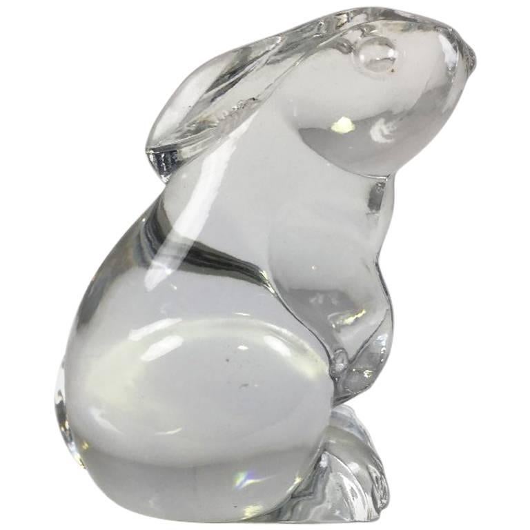 Baccarat Crystal Rabbit Figurine Paperweight at 1stDibs | baccarat ...