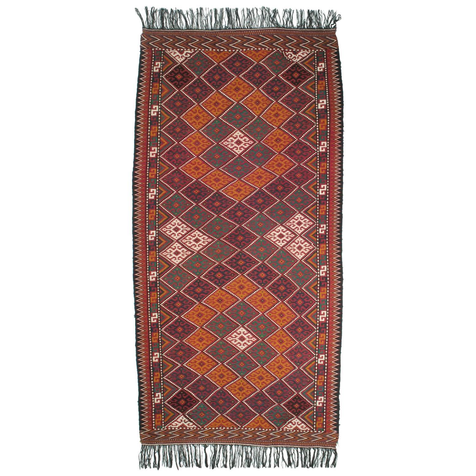 Afghan Tribal Kilim Rug