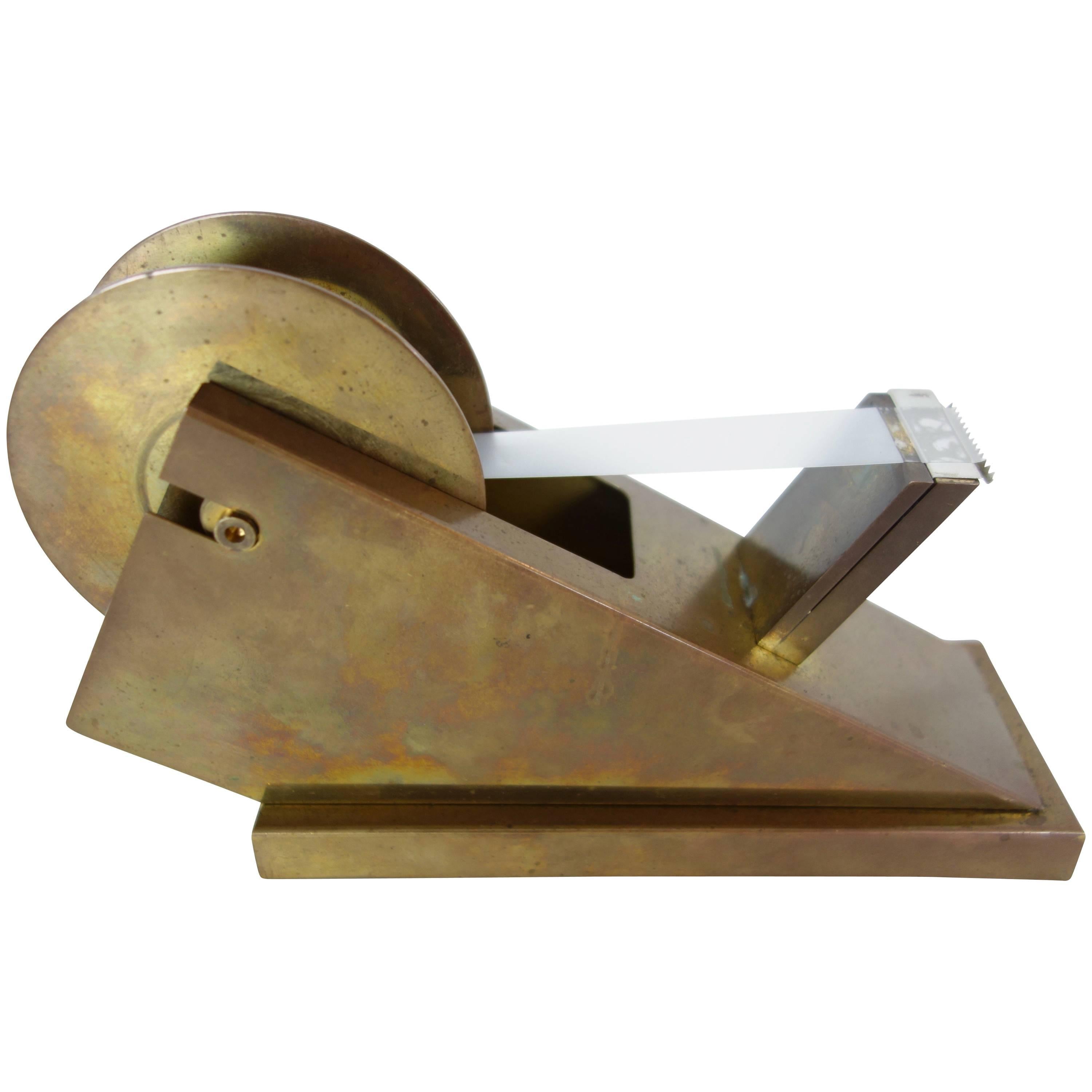 Modernist Brass Tape Dispenser