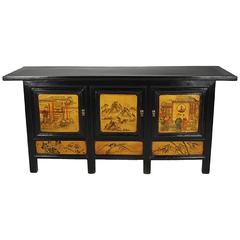 Early 20th Century Provincial Coffer with Folk Paintings 2