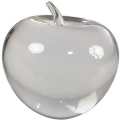 Tiffany Glass Apple Paperweight