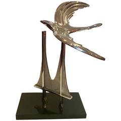 Whimsical Golden Gate Bridge Sculpture by M K Shannon Signed and Numbered 7