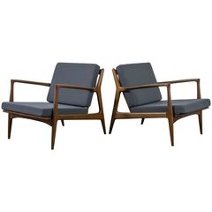 Pair of Mid-Century Modern Lounge Chairs by Ib Kofod-Larsen