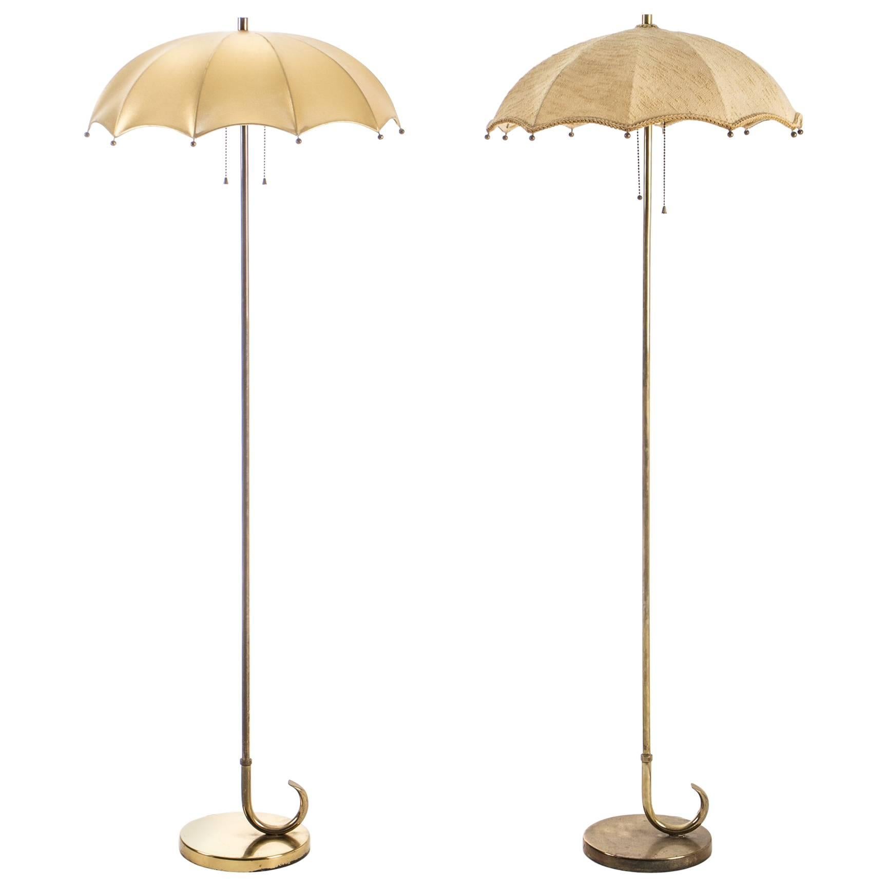 Gilbert Rohde Pair of Umbrella Floor Lamps For Sale at 1stDibs