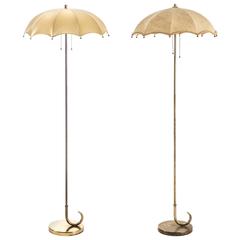 Gilbert Rohde Pair of Umbrella Floor Lamps 4