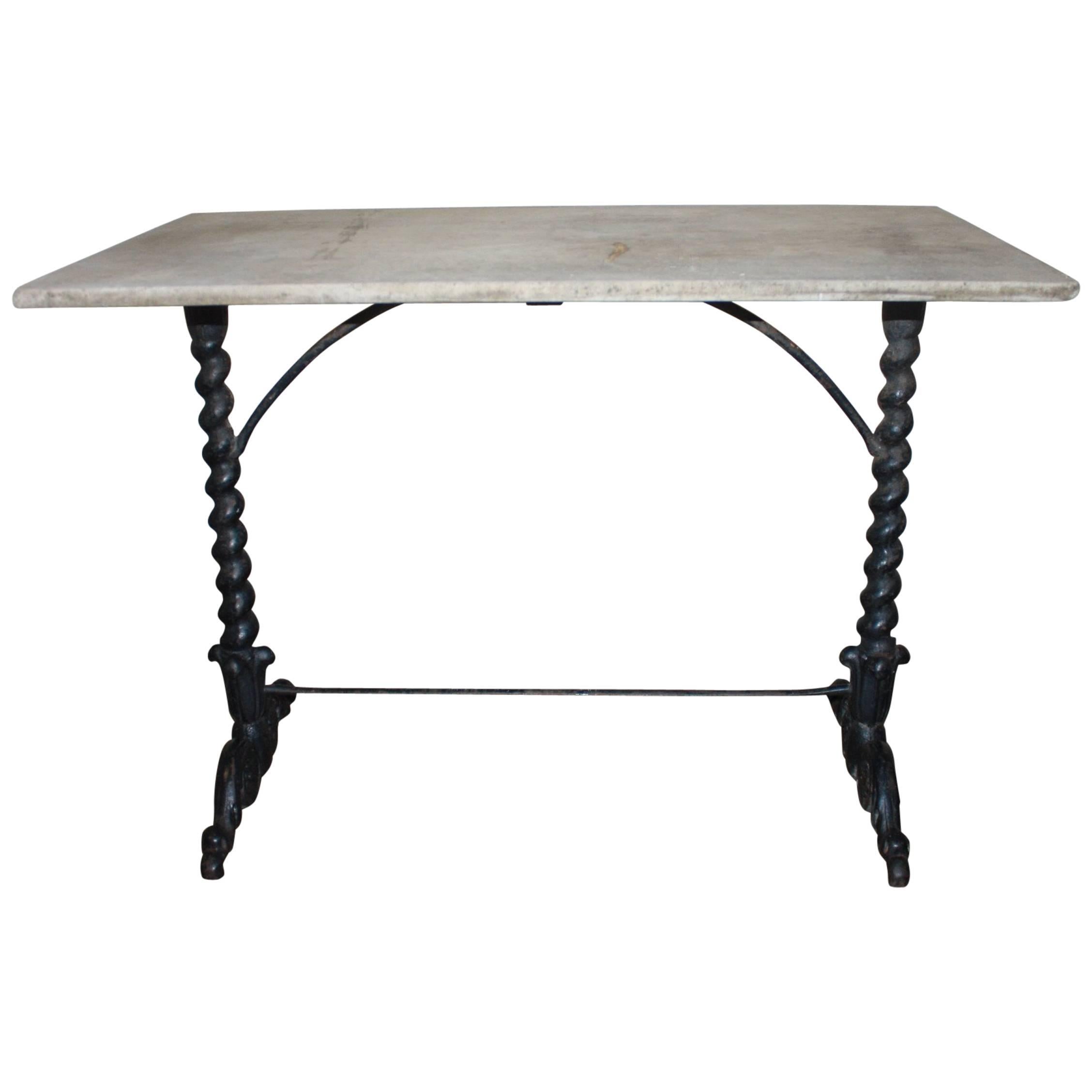 Beautiful 19th Century French Garden Table