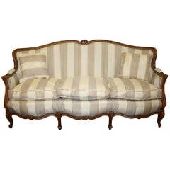 Charming 19th Century French Louis XV Settee