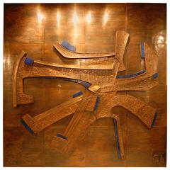Amazing Wall Sculpture by C Muller, 1974 9