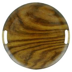 Austrian Modern Auböck Style Rosewood Serving Tray