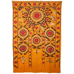 Early 20th Century Jizzak Suzani, Wall Hanging