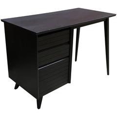 1950s Modern Berge Norman Associates Ebonized Desk 4