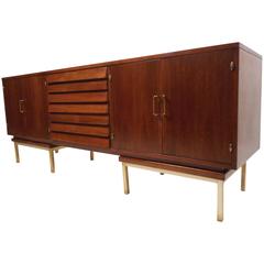 American of Martinsville Furniture: Dressers, Nightstands & More ... American of Martinsville Furniture: Dressers, Nightstands & More ... - Mid-Century Modern Louvered Front Walnut Credenza by American of Martinsville